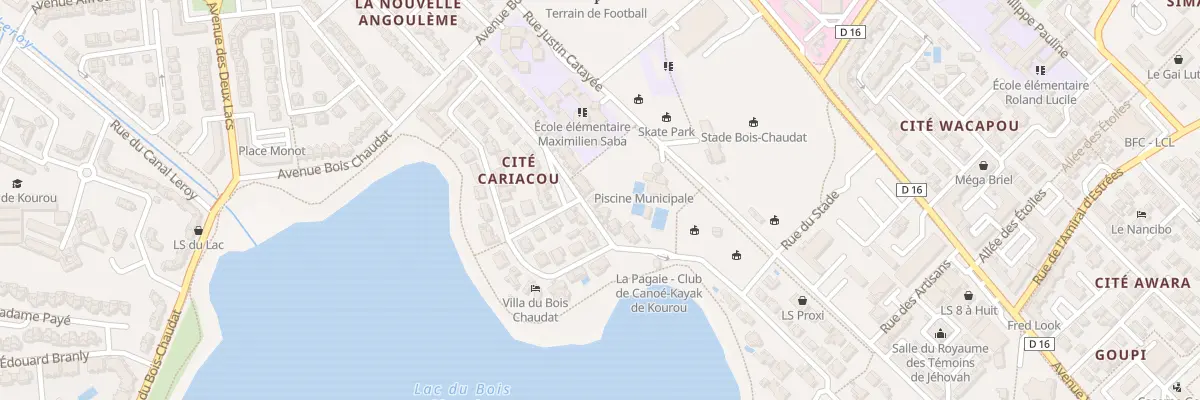 Plan du 33 Rue Martin Luther King à Kourou