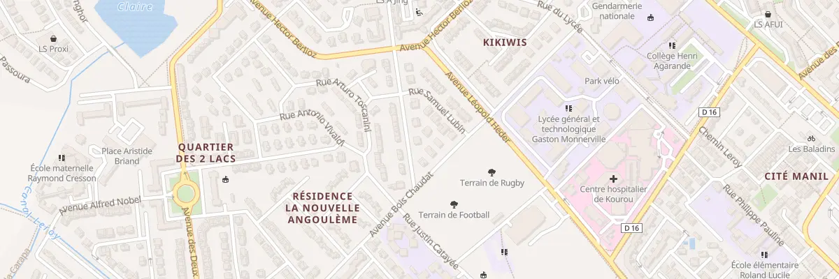 Plan du 3 Rue Maurice Ravel à Kourou