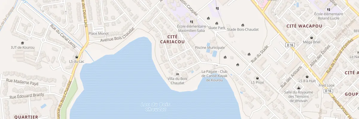 Plan du 2 Rue du Docteur Boulhic à Kourou