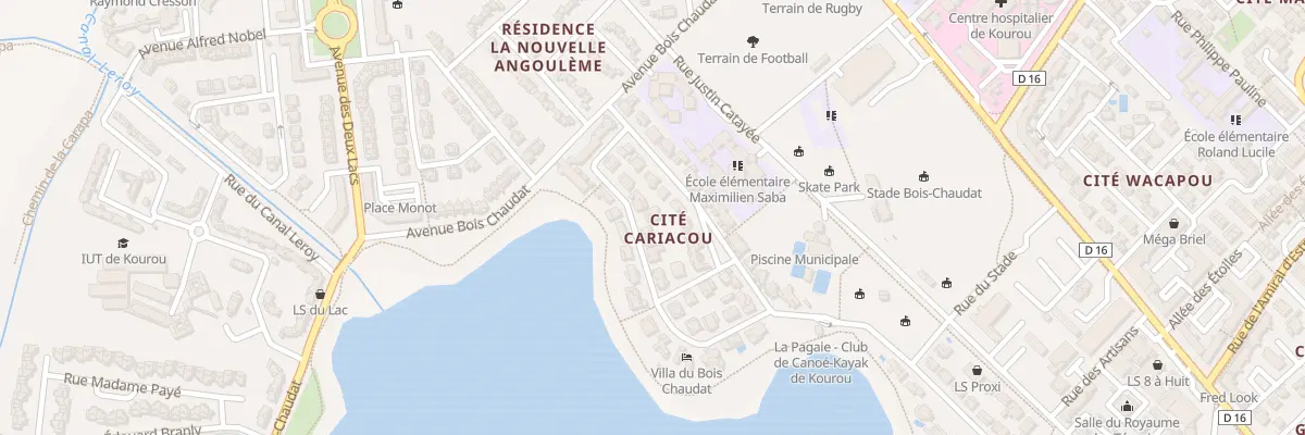 Plan du 7 Rue Alphonse DISCOLLE à Kourou