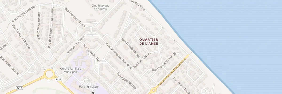 Plan du 7 Rue Edgard Degas à Kourou