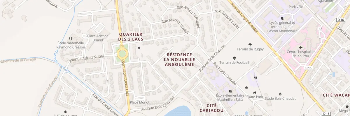 Plan du 12 Rue Pablo Casals à Kourou