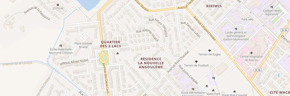Plan du 5 Rue Jean Baptiste Lulli à Kourou