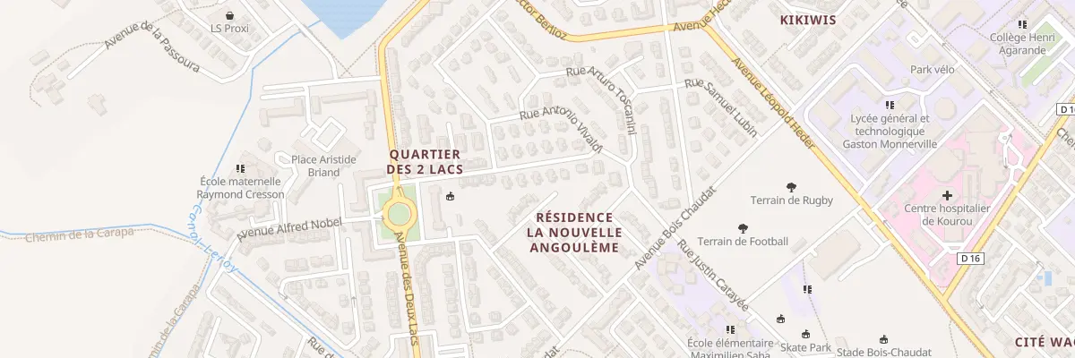 Plan du 7 Rue Jean Baptiste Lulli à Kourou