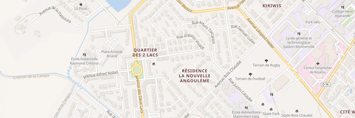 Plan du 9 Rue Jean Baptiste Lulli à Kourou