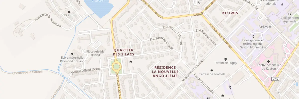 Plan du 8 Rue Jean Baptiste Lulli à Kourou