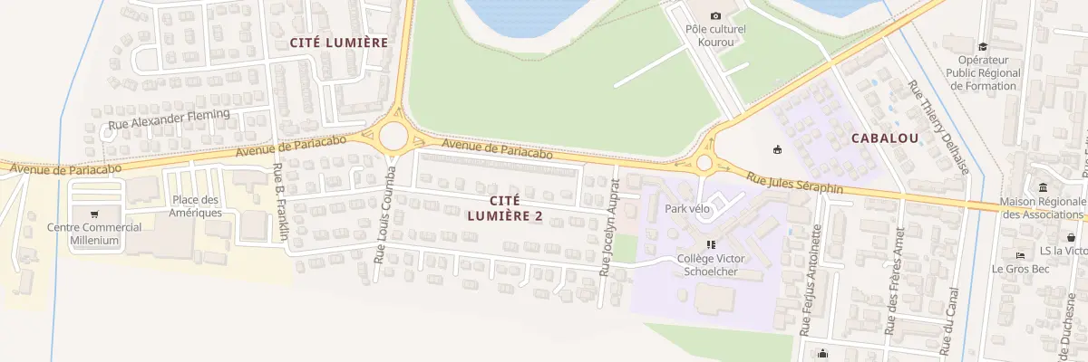 Plan du 11 Rue Antoine Cyreneen Coutard à Kourou