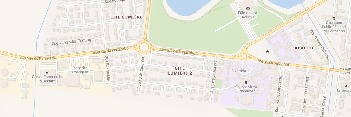 Plan du 27 Rue Antoine Cyreneen Coutard à Kourou