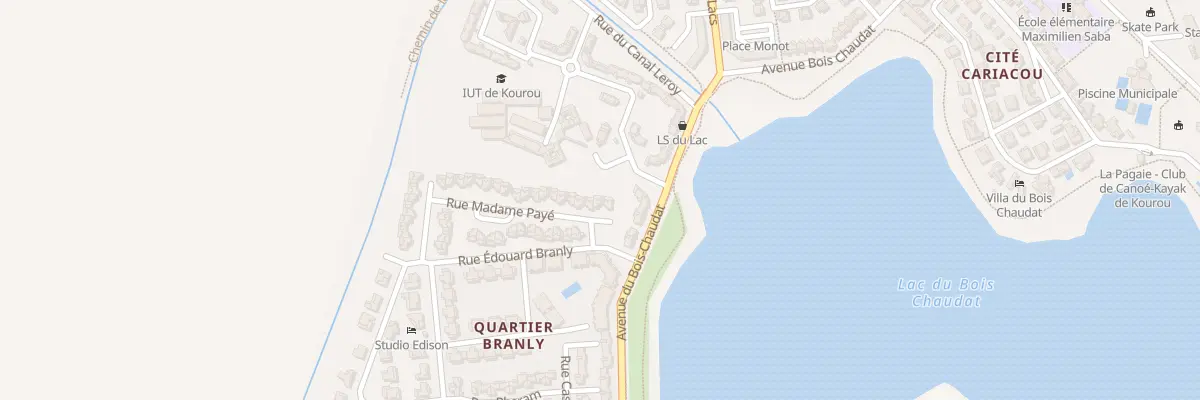 Plan du 4 Rue Madame PAYEE à Kourou