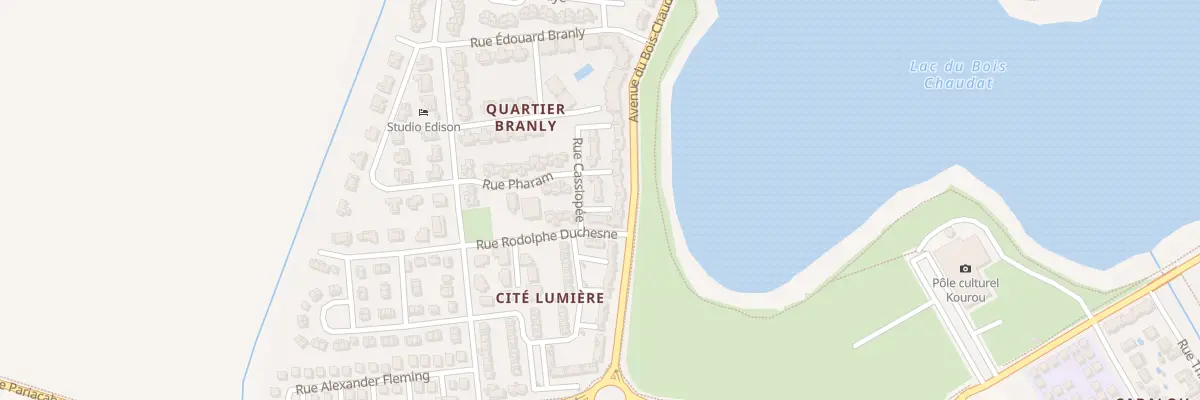 Plan du 1 Res Centaure à Kourou