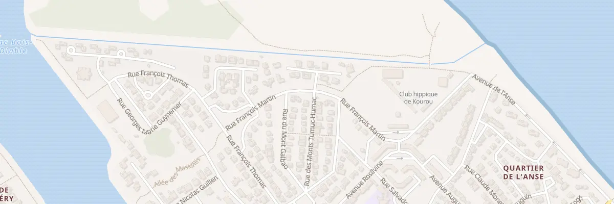 Plan du 23 Rue des Monts Tumuc Humac à Kourou