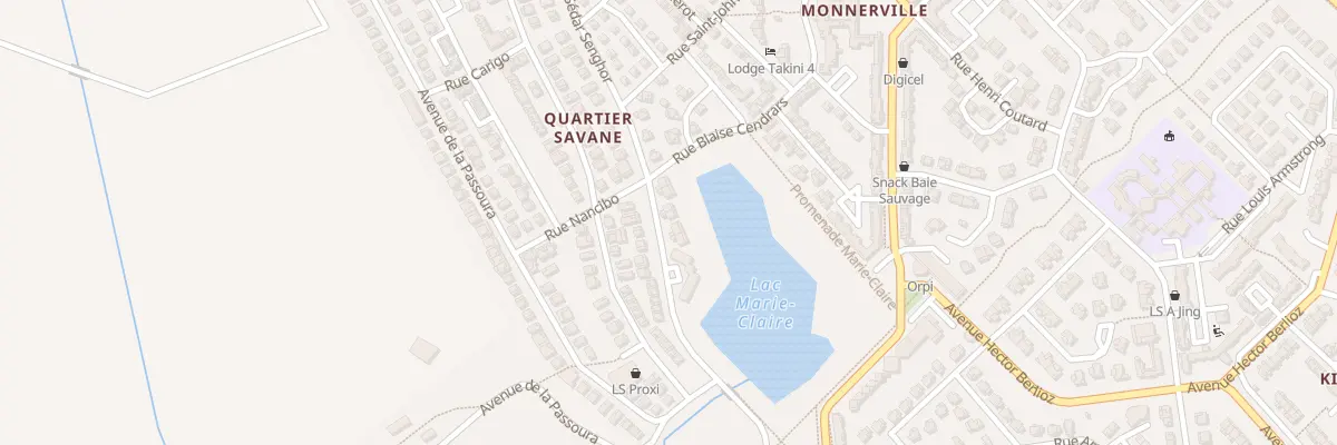 Plan du 18 Av Leopold Sedar Senghor à Kourou