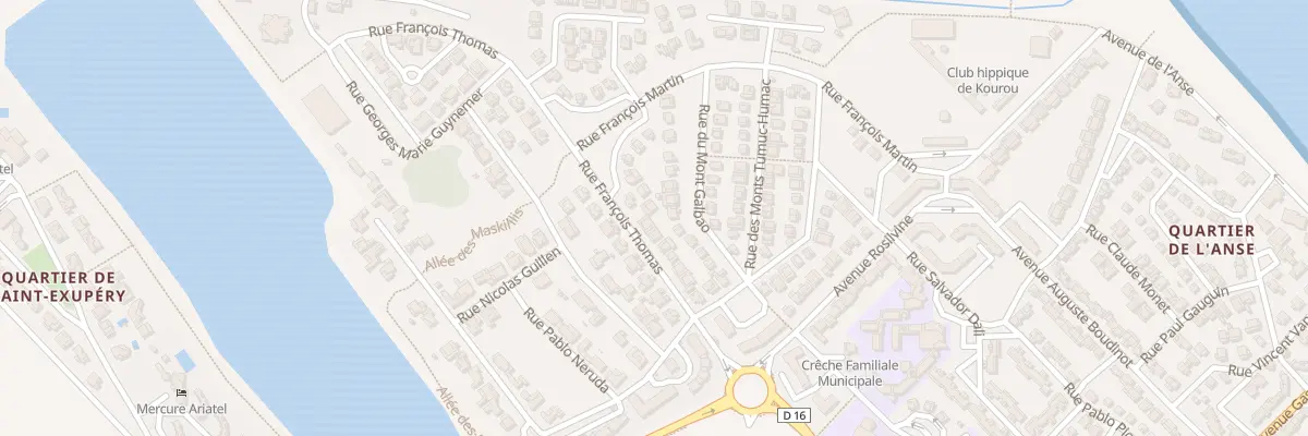 Plan du 18 Rue François Thomas à Kourou