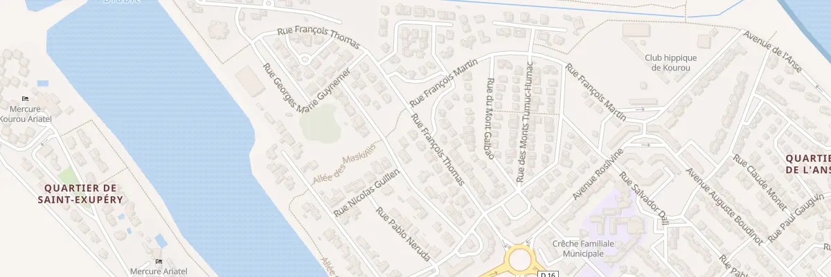 Plan du 15 Rue François Thomas à Kourou