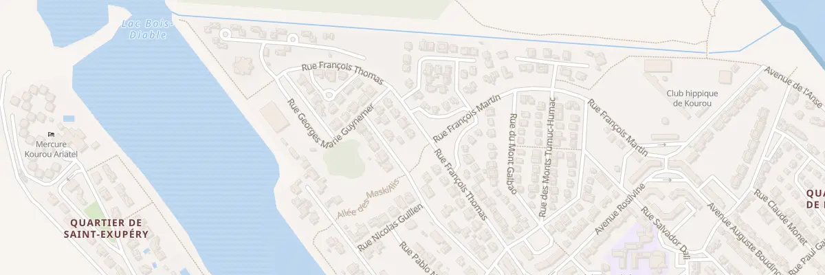 Plan du 17 Rue François Thomas à Kourou