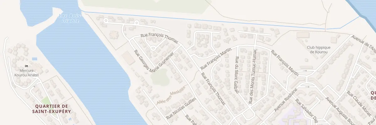 Plan du 19 Rue François Thomas à Kourou