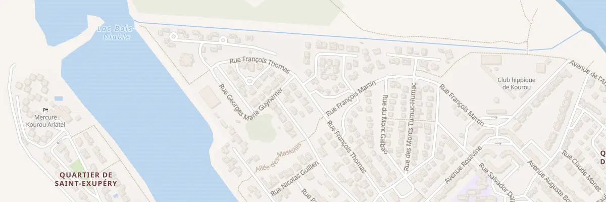 Plan du 19B Rue François Thomas à Kourou