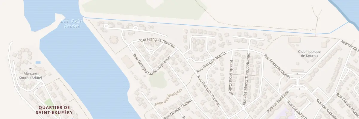Plan du 21B Rue François Thomas à Kourou