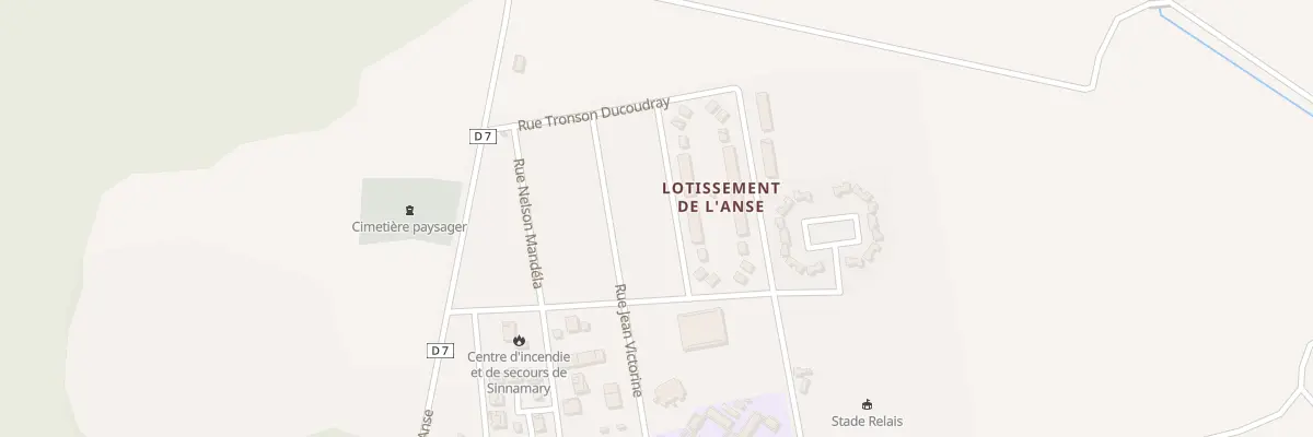 Plan du 12 Rue Soeur Primael à Sinnamary