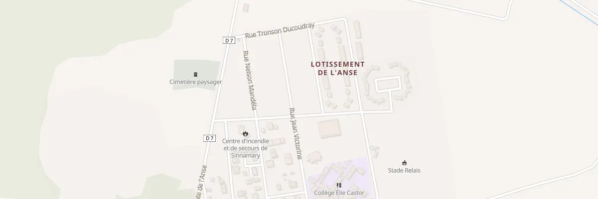 Plan du 15 Rue Jean Victorine à Sinnamary