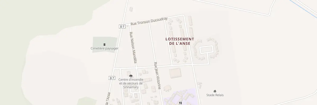 Plan du 13 Rue Jean Victorine à Sinnamary