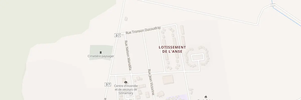Plan du 9 Rue Jean Victorine à Sinnamary