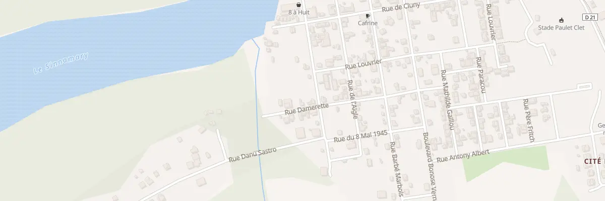 Plan du 5328 Le Bourg à Sinnamary