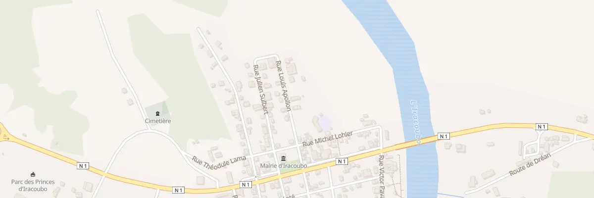 Plan du 16 Rue Louis Appolon à Iracoubo