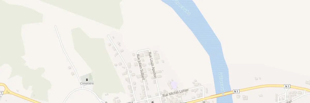 Plan du 19 Rue Louis Appolon à Iracoubo