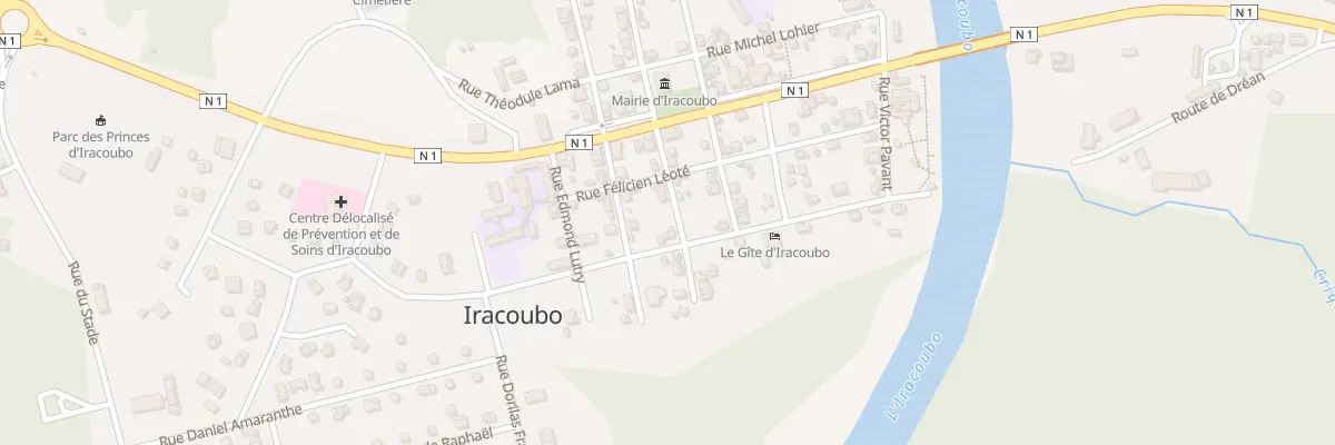 Plan du 8 Rue Alcibiade Tangrera à Iracoubo