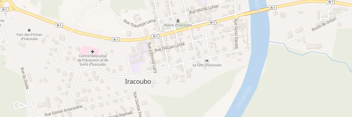 Plan du 20 Rue Leonard Saibou à Iracoubo