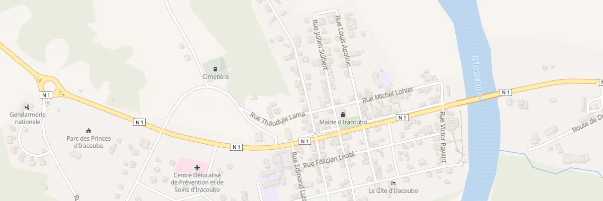 Plan du 5B Rue Irénée Joigny à Iracoubo