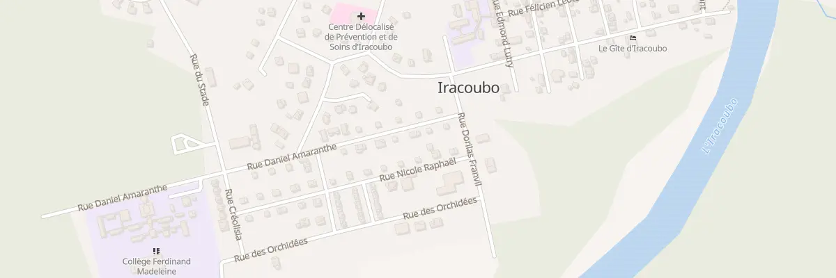 Plan du 5 Rue Daniel Amaranthe à Iracoubo