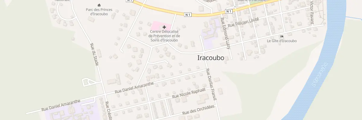 Plan du 7 Rue Fernand Briais à Iracoubo