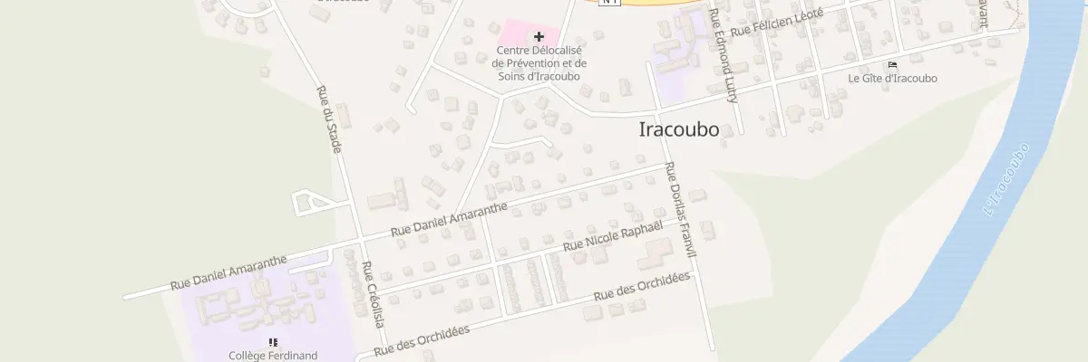 Plan du 10 Rue Daniel Amaranthe à Iracoubo
