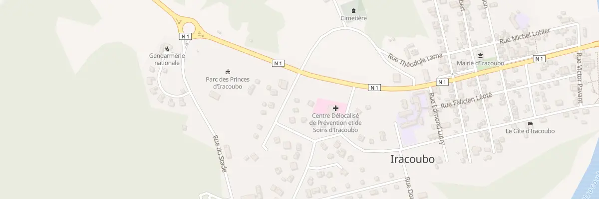 Plan du 3 Rue Edgard Golitin à Iracoubo