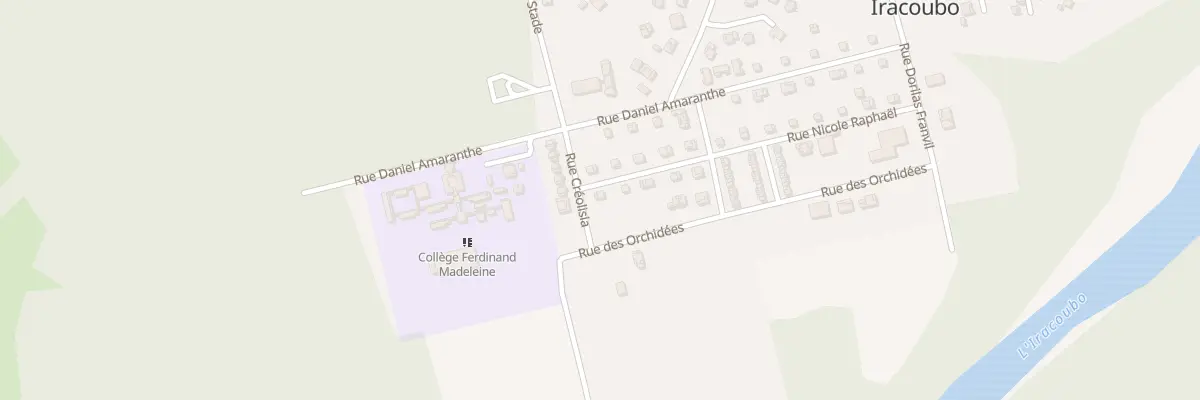 Plan du 21 Rue Nicole Raphaël à Iracoubo