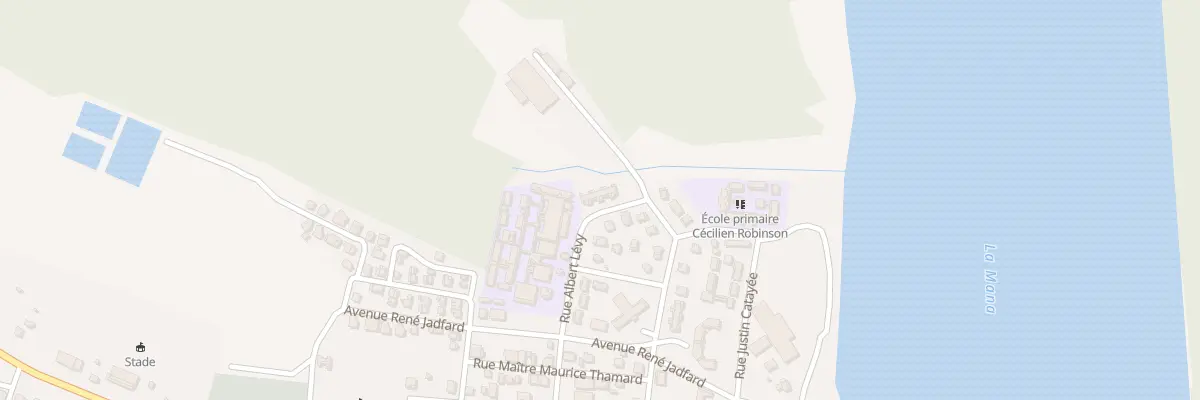 Plan du 1 Rue Paul Andre à Mana