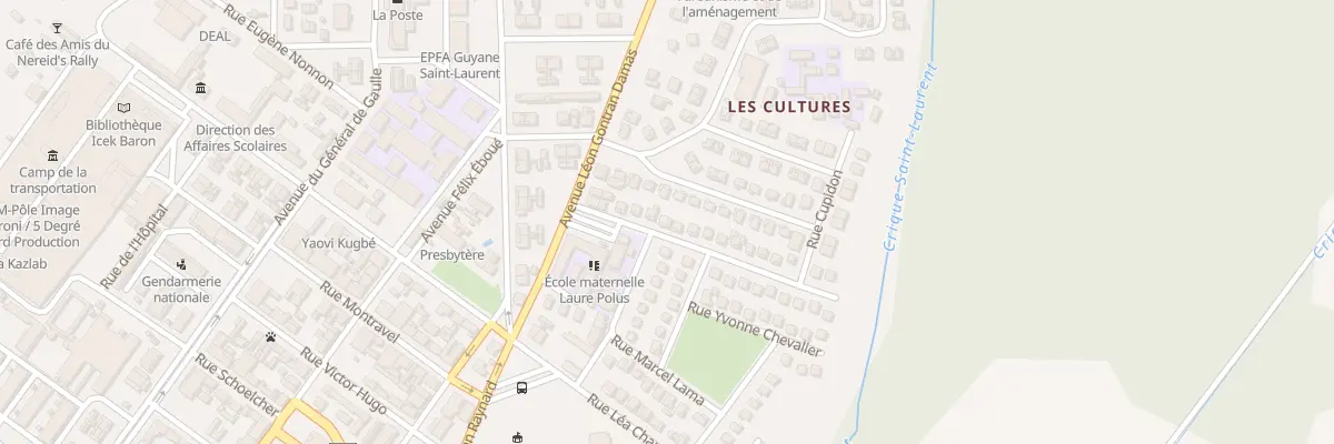 Plan du 11 Rue Jeanne Garré à Saint-Laurent-du-Maroni