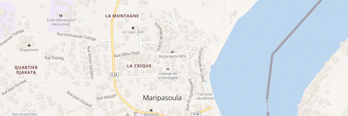 Plan du 4 Rue ANGÉLIQUE à Maripasoula