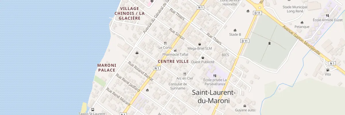 Plan du 16 Rue Guynemer à Saint-Laurent-du-Maroni