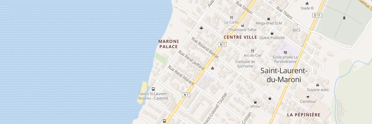 Plan du 4 Rue René Jadfard à Saint-Laurent-du-Maroni