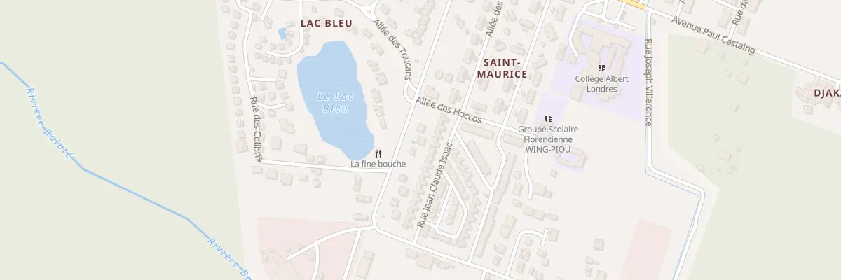Plan du 77 All du Lac Bleu à Saint-Laurent-du-Maroni