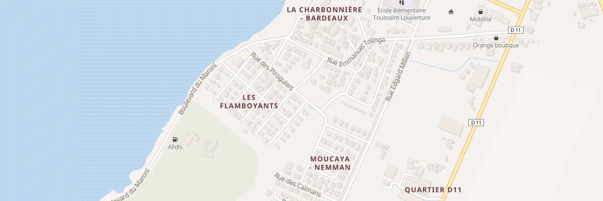 Plan du 2 All des Hédéracées à Saint-Laurent-du-Maroni
