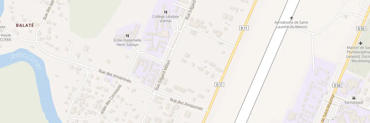 Plan du 29 Rue Edgard Milien à Saint-Laurent-du-Maroni