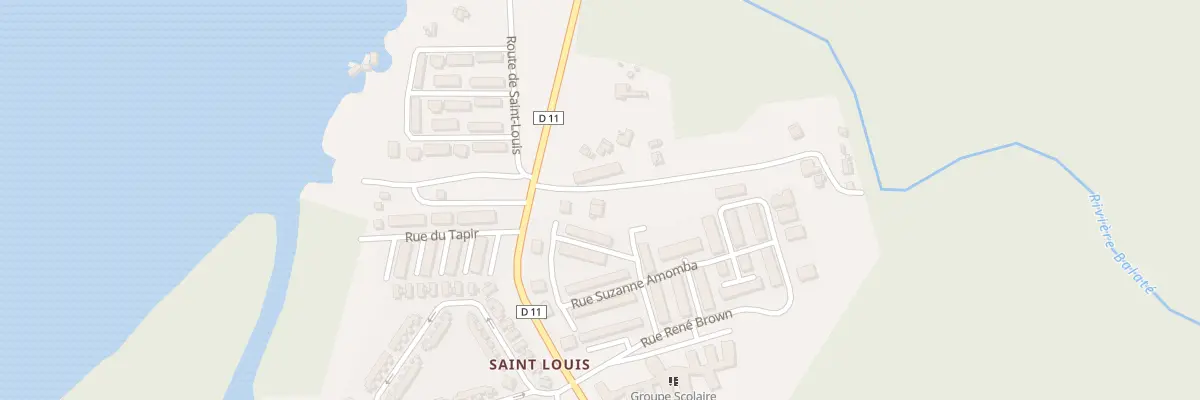 Plan du 2989 Av Christophe Colomb à Saint-Laurent-du-Maroni