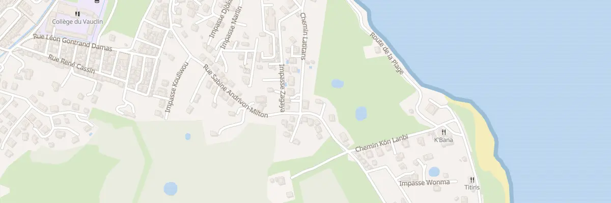 Plan du 31 Pointe Faula au Vauclin