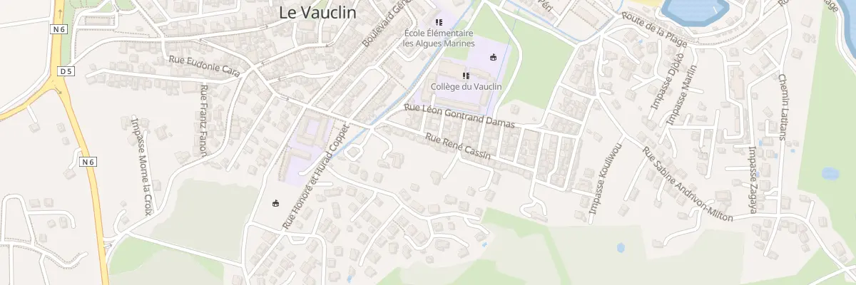 Plan du 35 Rue René Cassin au Vauclin