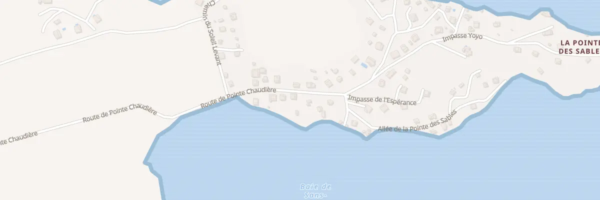 Plan du 5087F Pointe Chaudiere au Vauclin