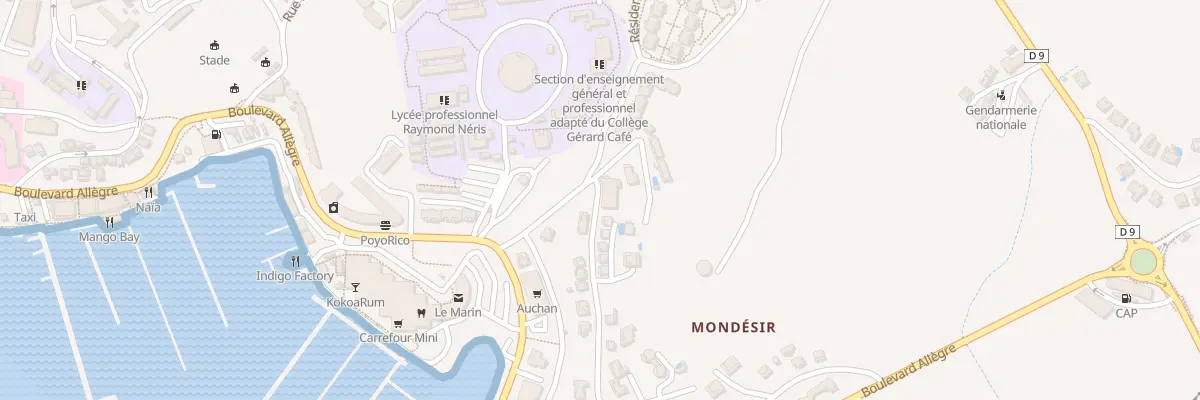Plan du 5234F Lot Mondesir au Marin